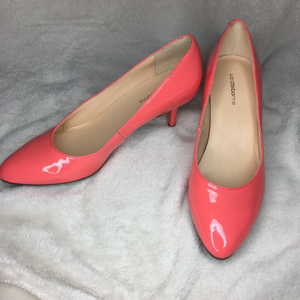 Coral Liz Claiborne High Heels
